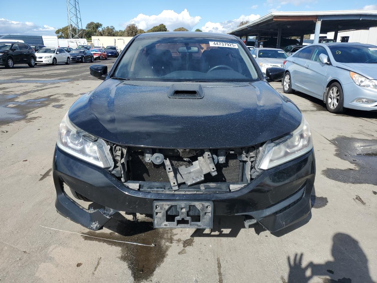 2016 Honda Accord VIN 1HGCR2F35GA129132 Copart auction photo, front end damage thumbnail 5