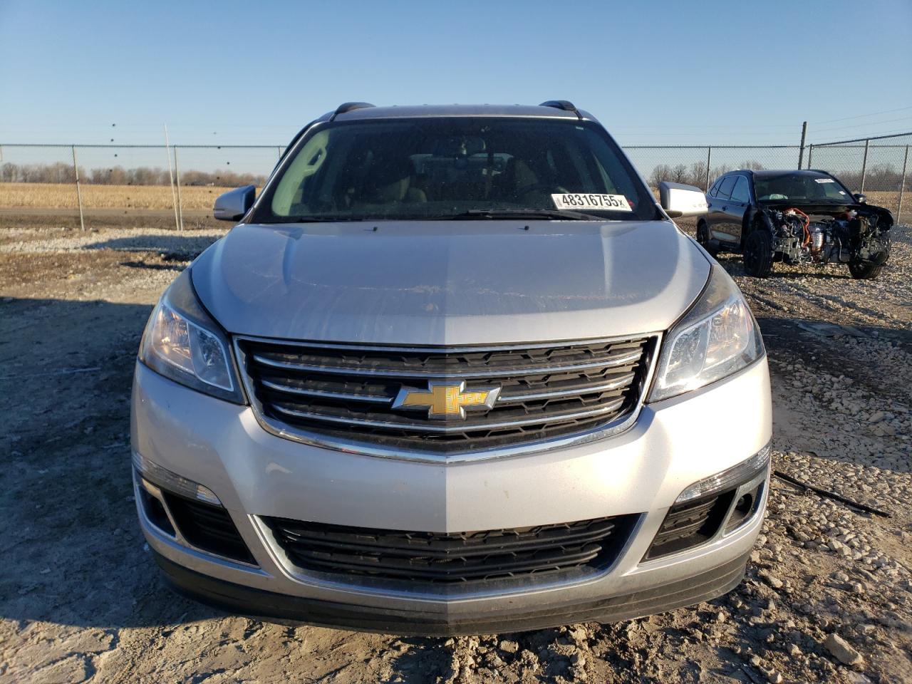 2016 Chevrolet Traverse VIN 1GNKRGKD9GJ329640 Copart auction photo, side / front end damage thumbnail 5