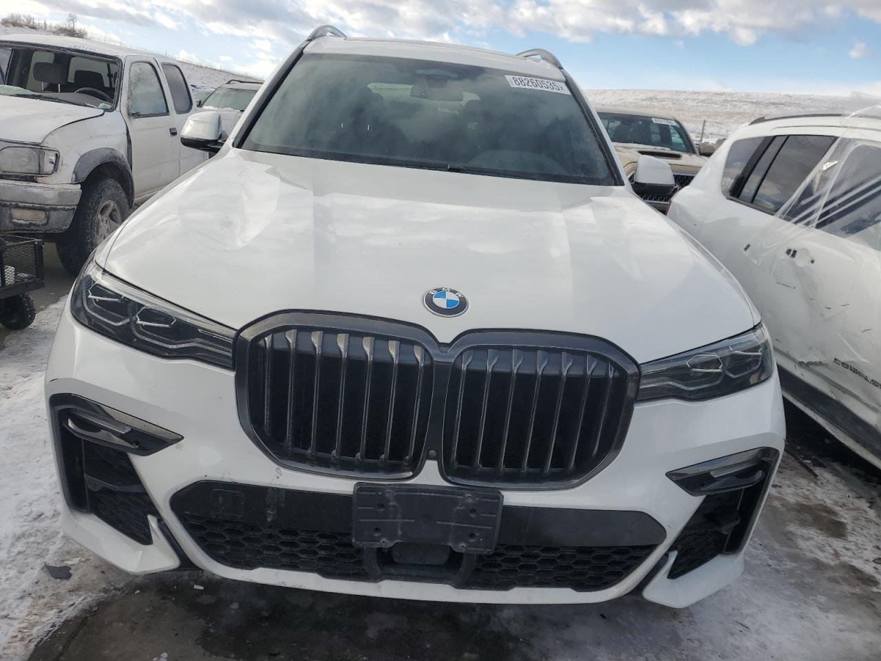 2021 BMW X7 VIN 5UXCW2C03M9E47394 Copart auction photo, front end damage thumbnail 5
