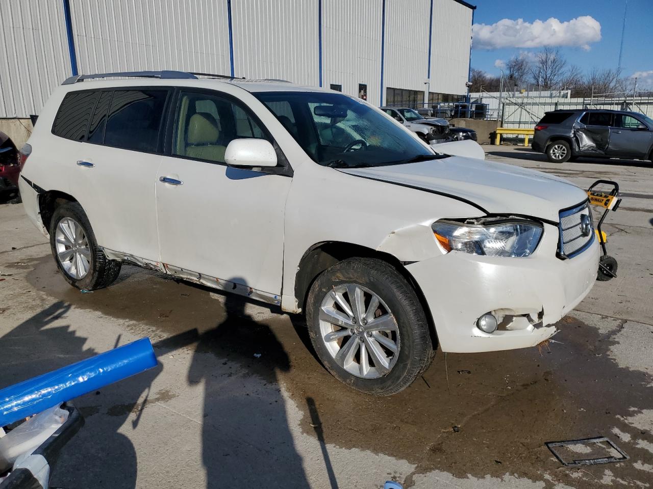 2009 Toyota Highlander VIN JTEEW44A092028215 Copart auction photo, all over damage thumbnail 4