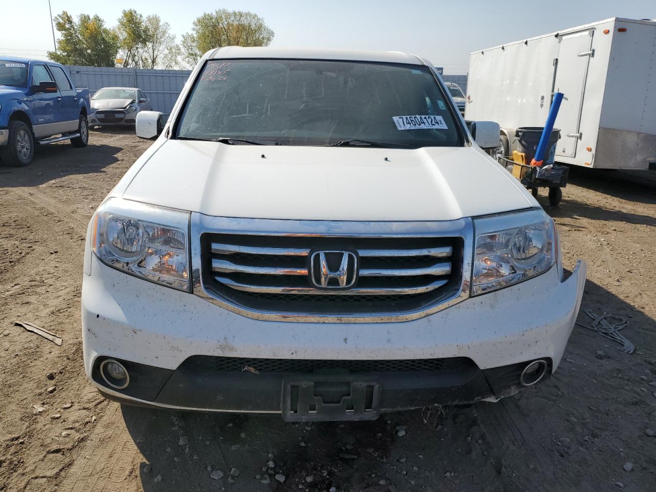 2013 Honda Pilot VIN 5FNYF3H42DB013592 Copart auction photo, side / rear end damage thumbnail 5