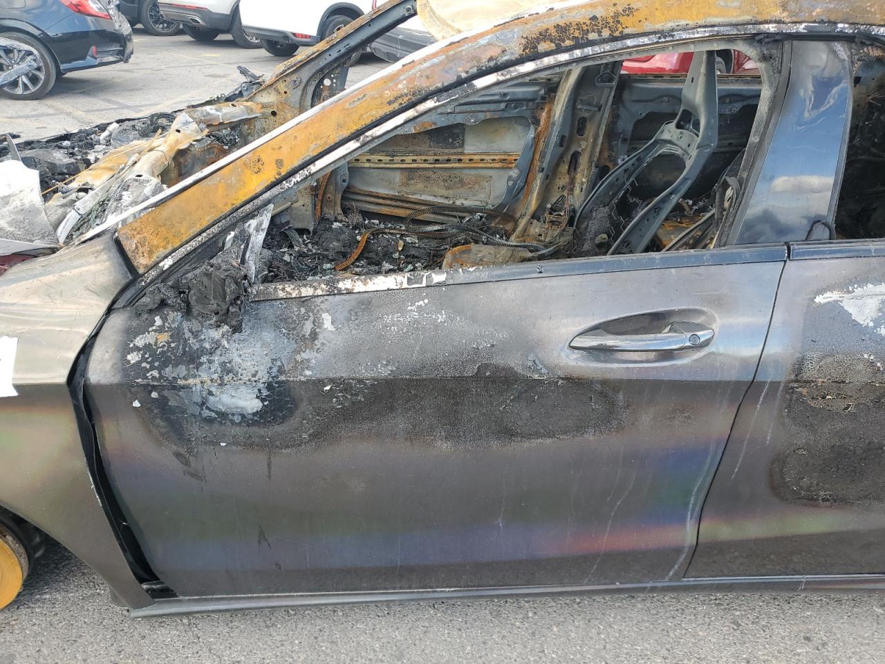 2014 Mercedes-Benz CLA-klasse VIN WDDSJ4EB0EN114488 Copart auction photo, burn damage thumbnail 7