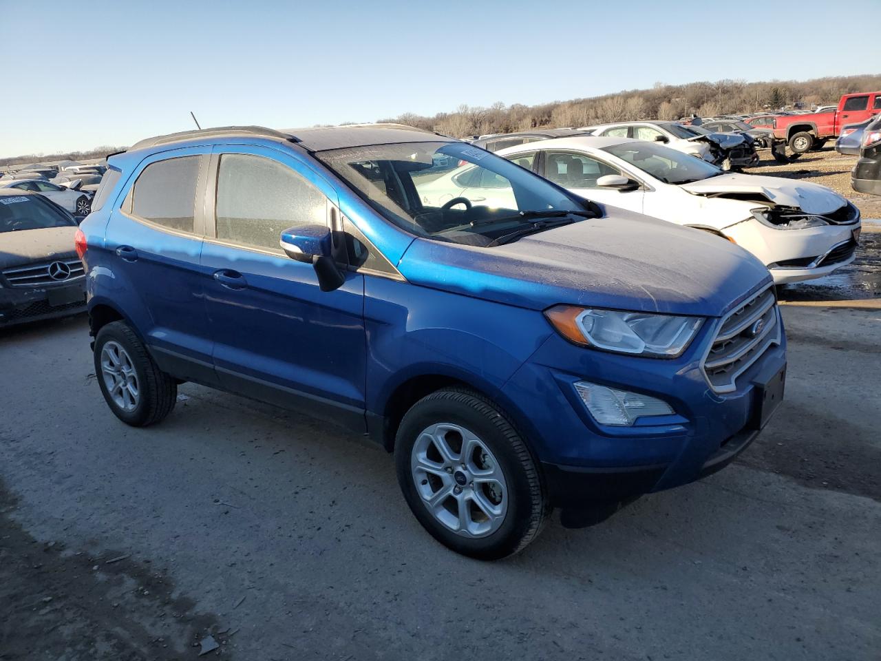 2022 Ford EcoSport VIN MAJ6S3GL8NC458886 Copart auction photo, rear end damage thumbnail 4