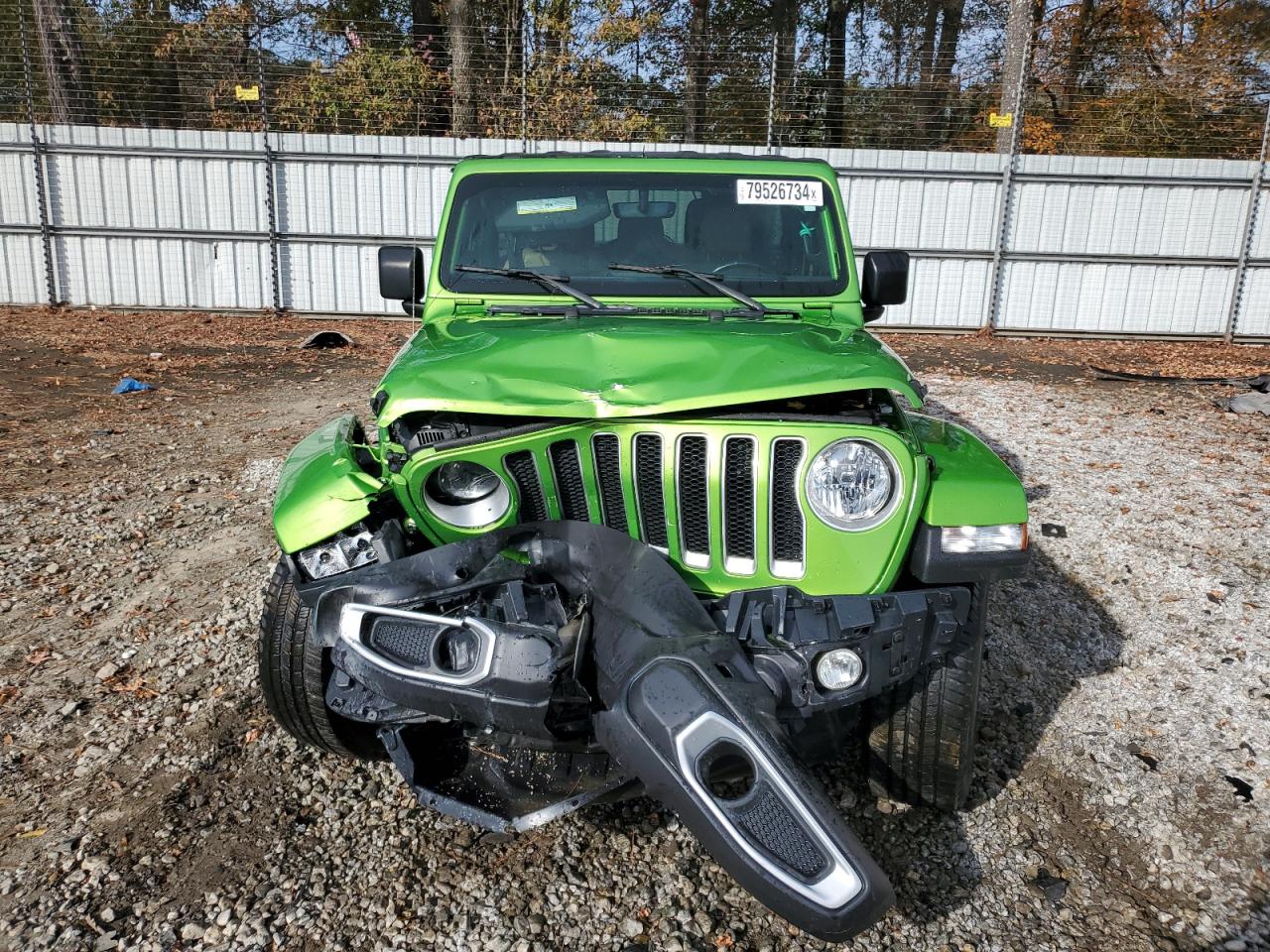 2018 Jeep Wrangler VIN 1C4HJXEG2JW324502 Copart auction photo, front end damage thumbnail 5