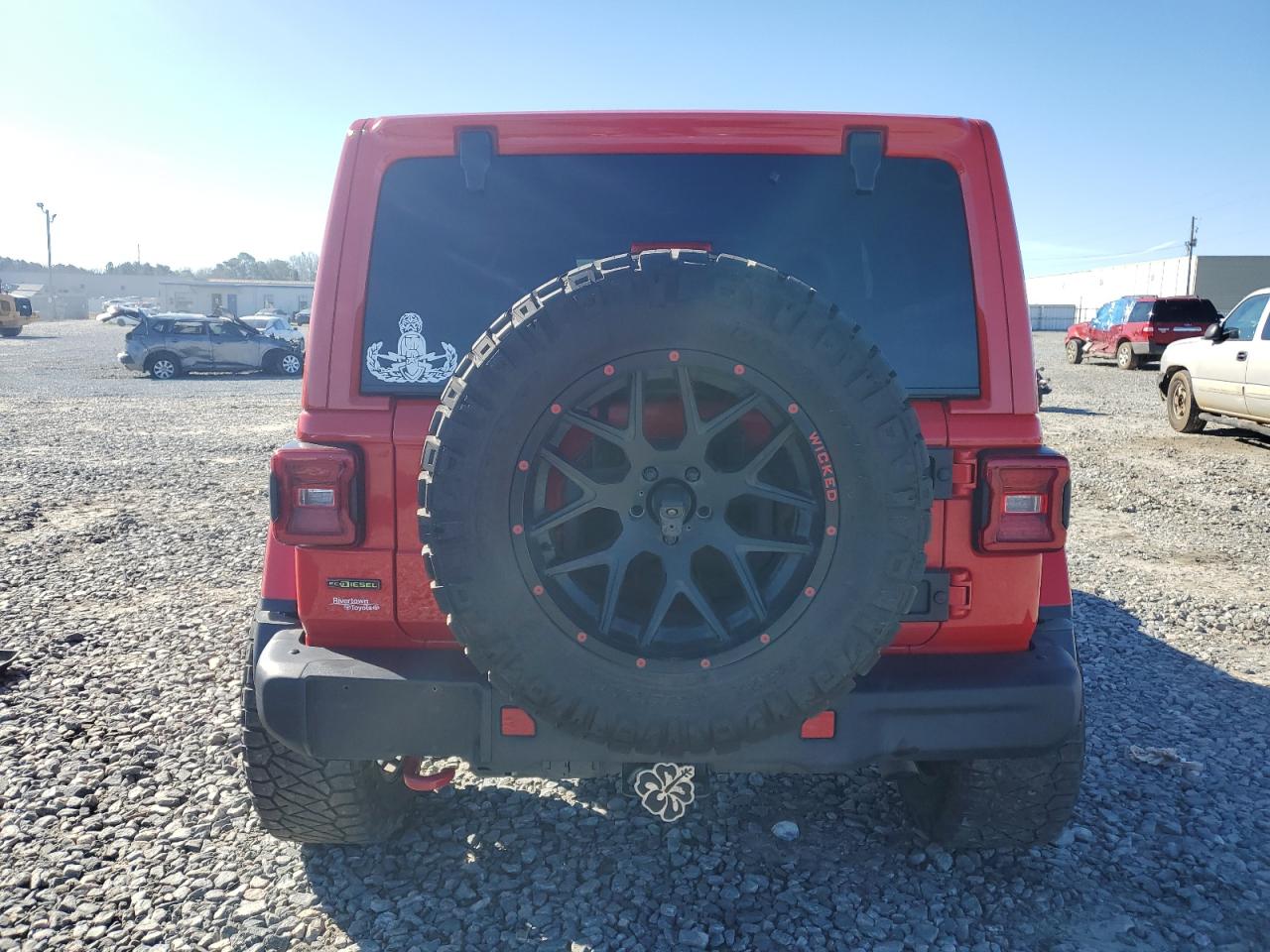 2021 Jeep Wrangler VIN 1C4JJXFM4MW564340 Copart auction photo, front end damage thumbnail 6