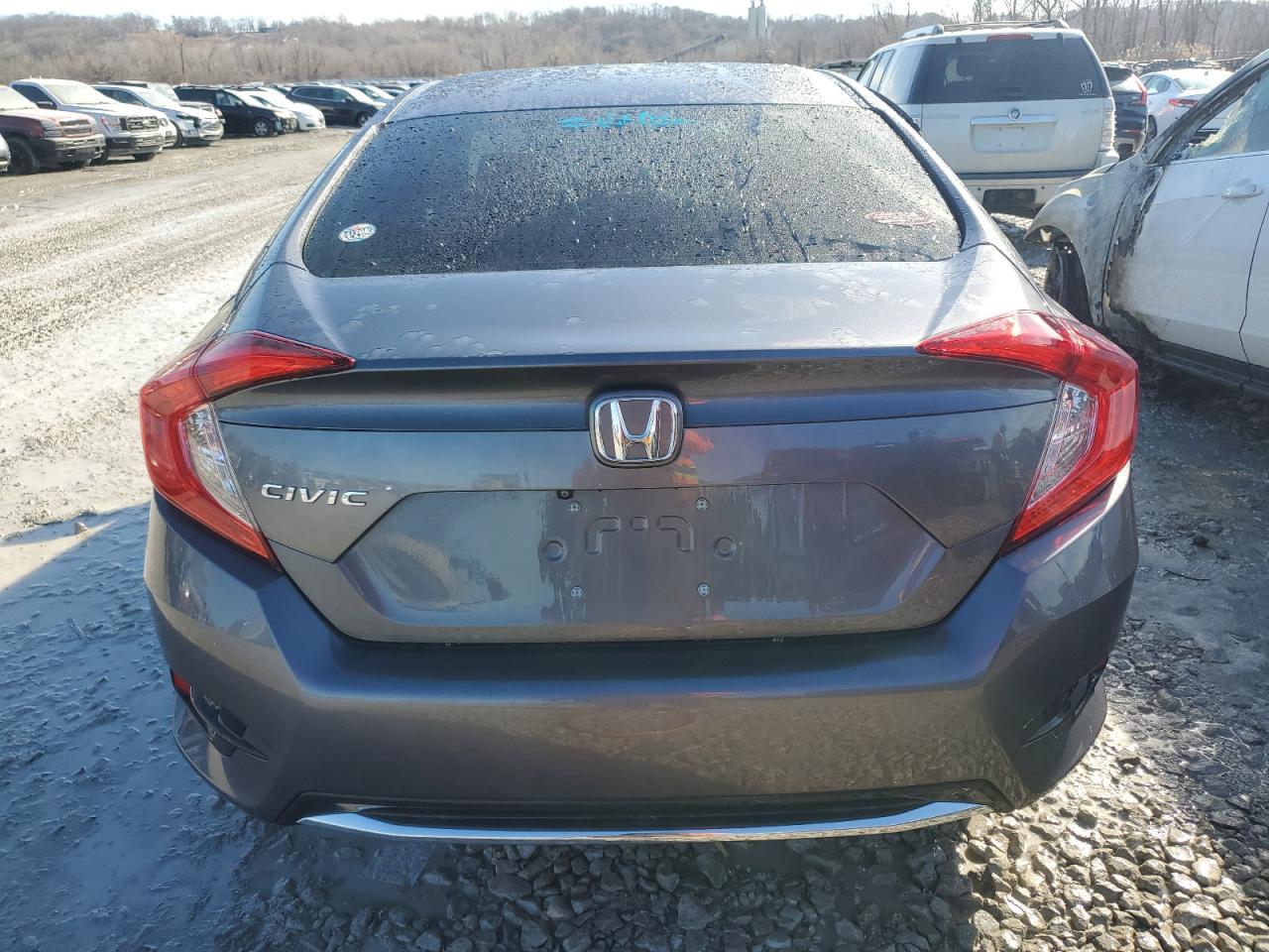 2020 Honda Civic VIN 2HGFC2F64LH557200 Copart auction photo, side / rear end damage thumbnail 6