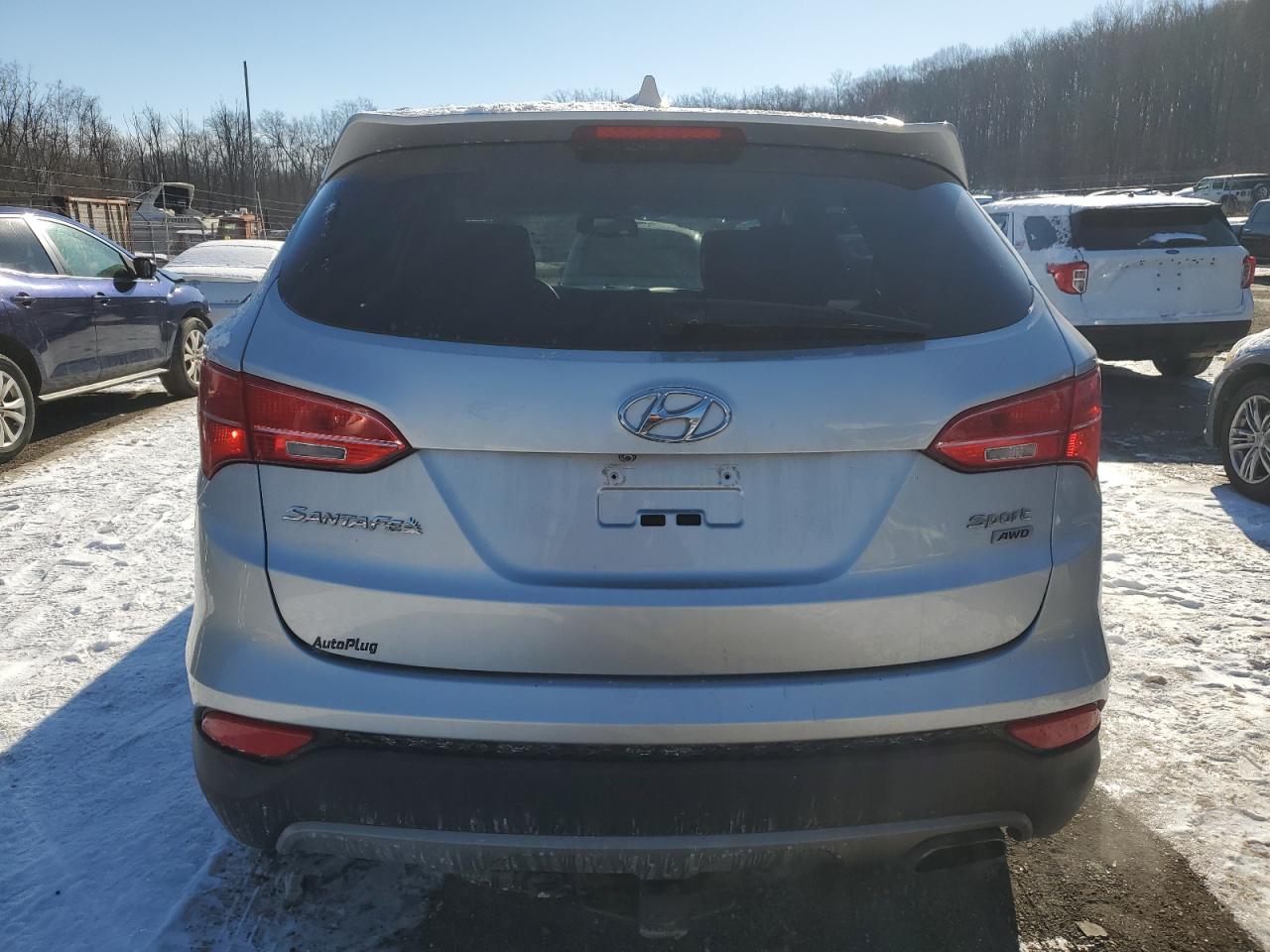 2015 Hyundai Santa Fe VIN 5XYZUDLB5FG259652 Copart auction photo, front end damage thumbnail 6