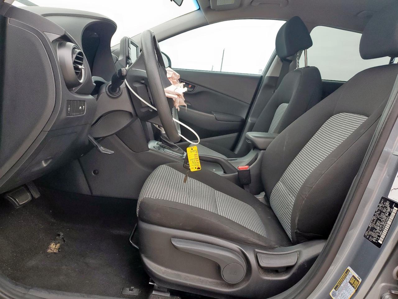 2021 Hyundai Kona VIN KM8K12AA5MU639641 Copart auction photo, front end damage thumbnail 7