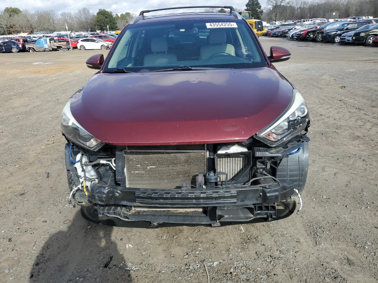 2017 Hyundai Tucson VIN KM8J33A22HU350243 Copart auction photo, front end / minor dent/scratches damage thumbnail 5