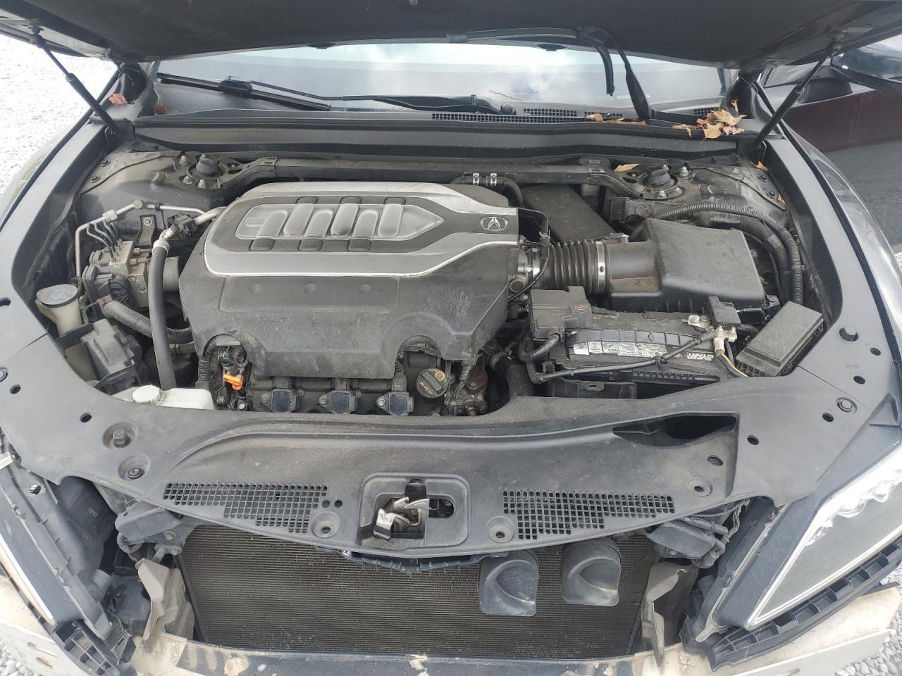 2015 Acura RLX VIN JH4KC1F54FC000422 Copart auction photo, front end / side damage thumbnail 13
