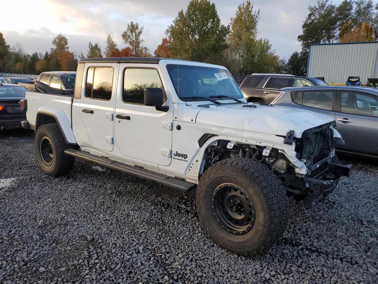2021 Jeep Gladiator VIN 1C6HJTAG1ML548100 Copart auction photo, front end damage thumbnail 4
