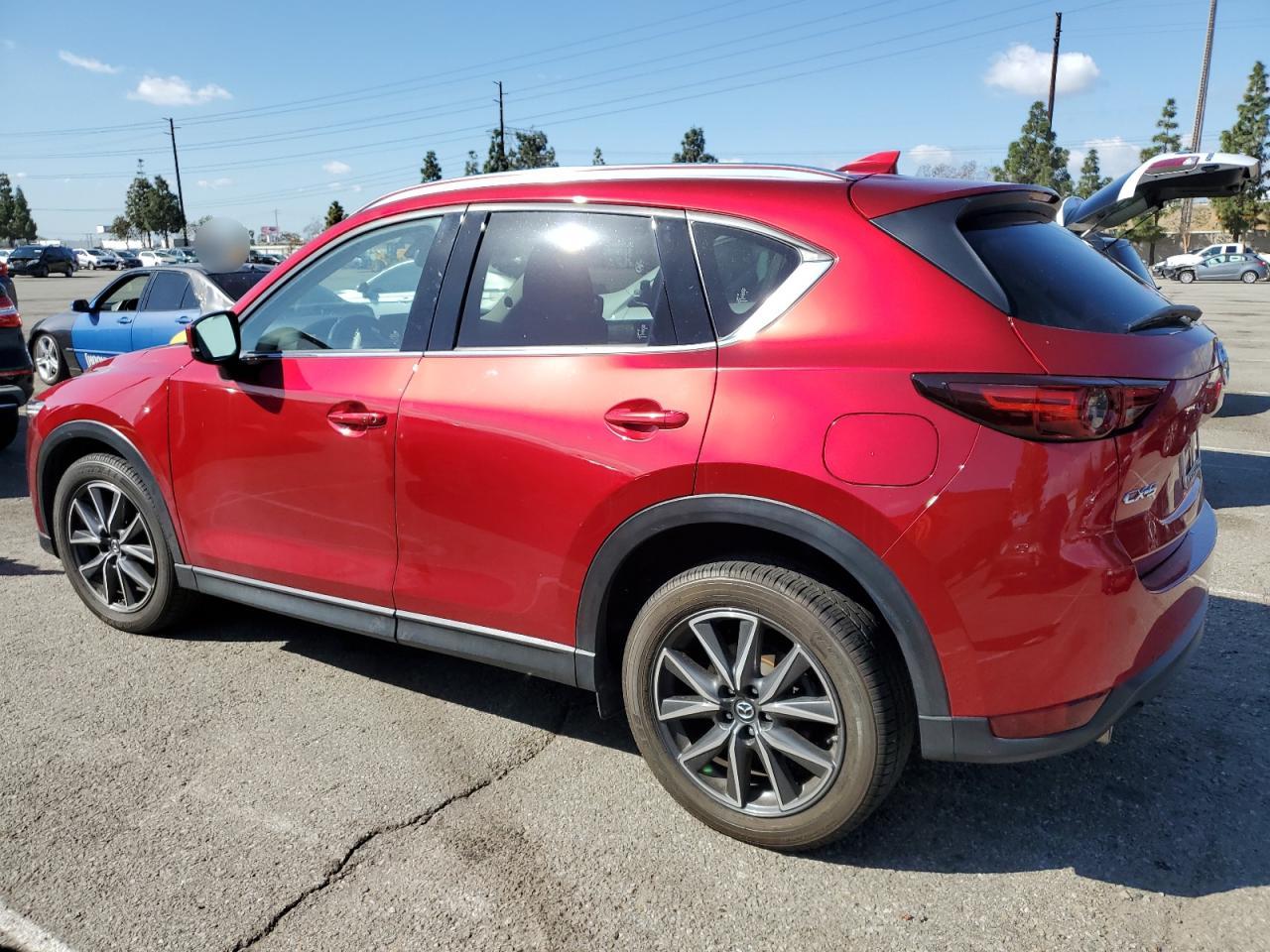 2018 Mazda CX-5 VIN JM3KFADM5J0376258 Copart auction photo, front end damage thumbnail 2