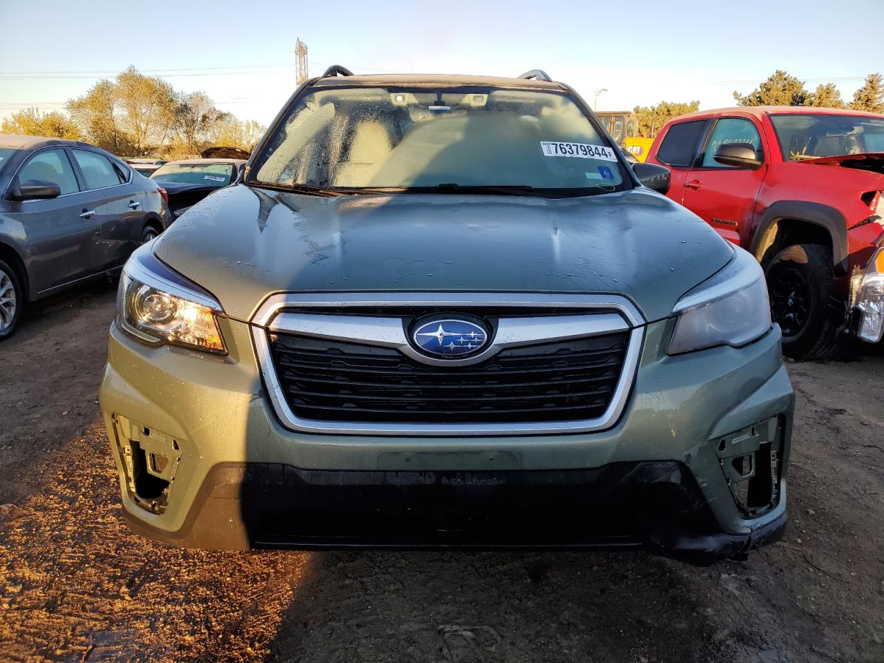 2020 Subaru Forester VIN JF2SKAJC1LH524136 Copart auction photo, side damage thumbnail 5