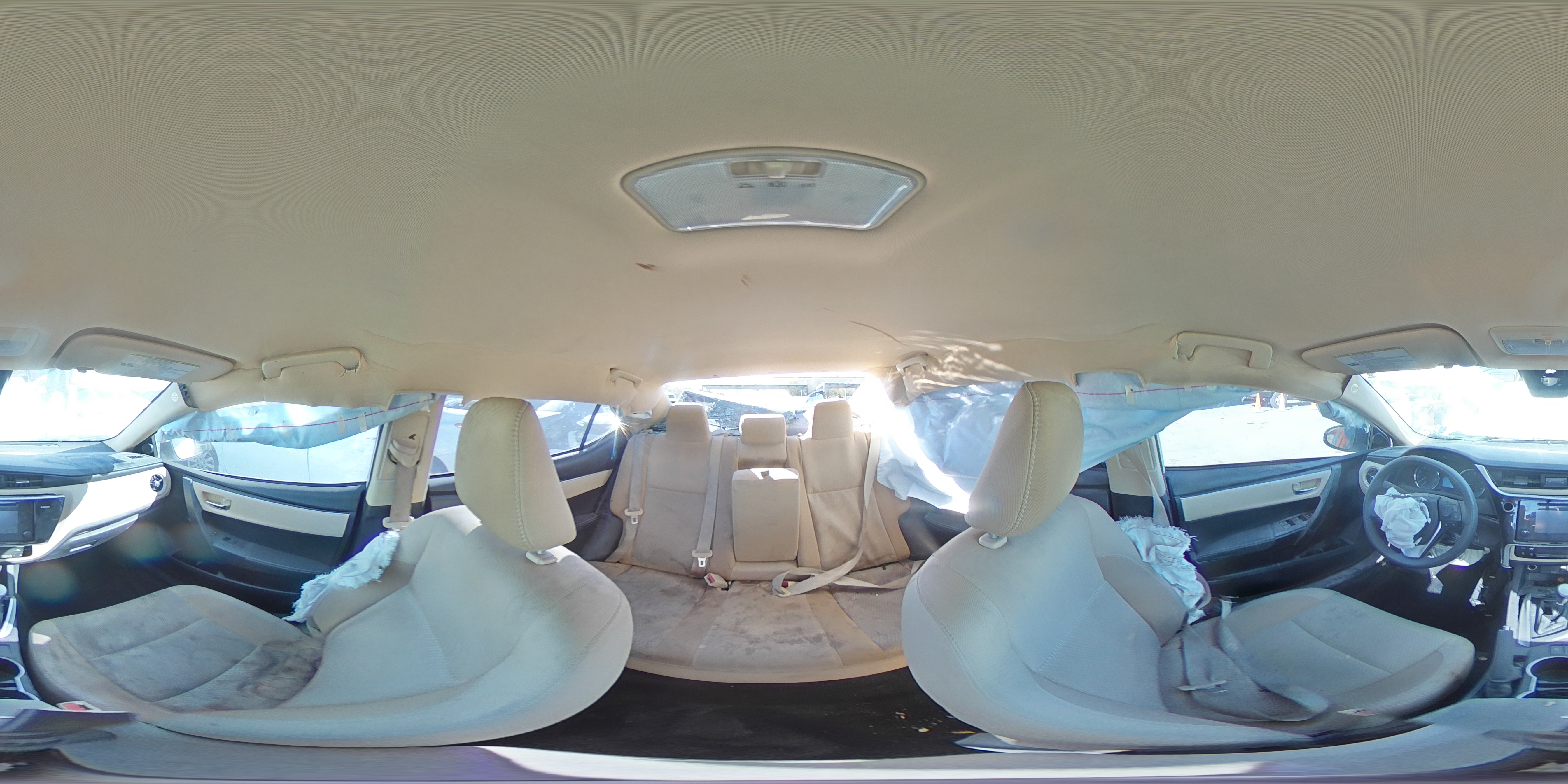 2017 Toyota Corolla VIN 2T1BURHEXHC762433 Copart auction photo, all over damage thumbnail 12