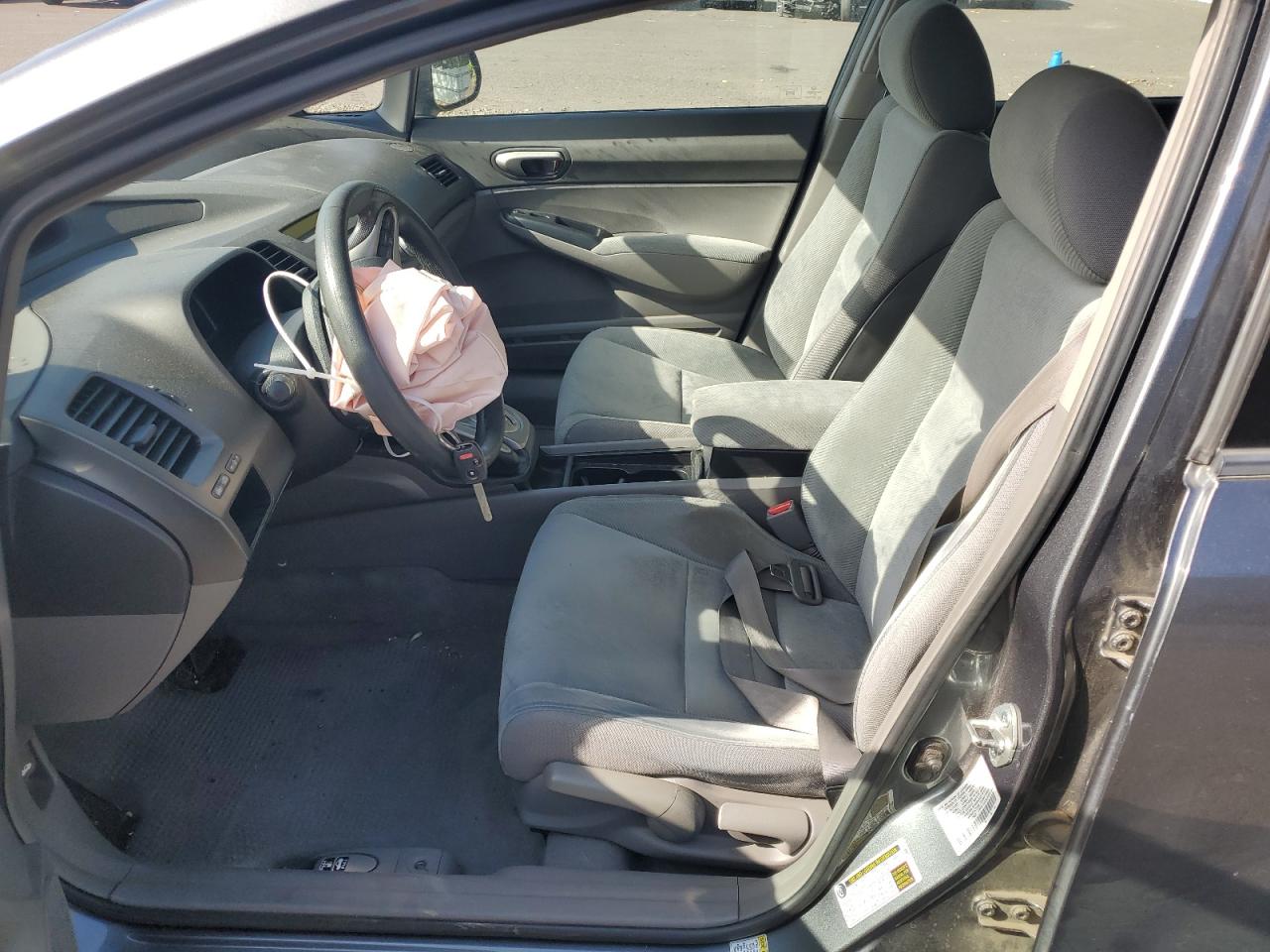2011 Honda Civic VIN 2HGFA1F51BH307922 Copart auction photo, front end / side damage thumbnail 7