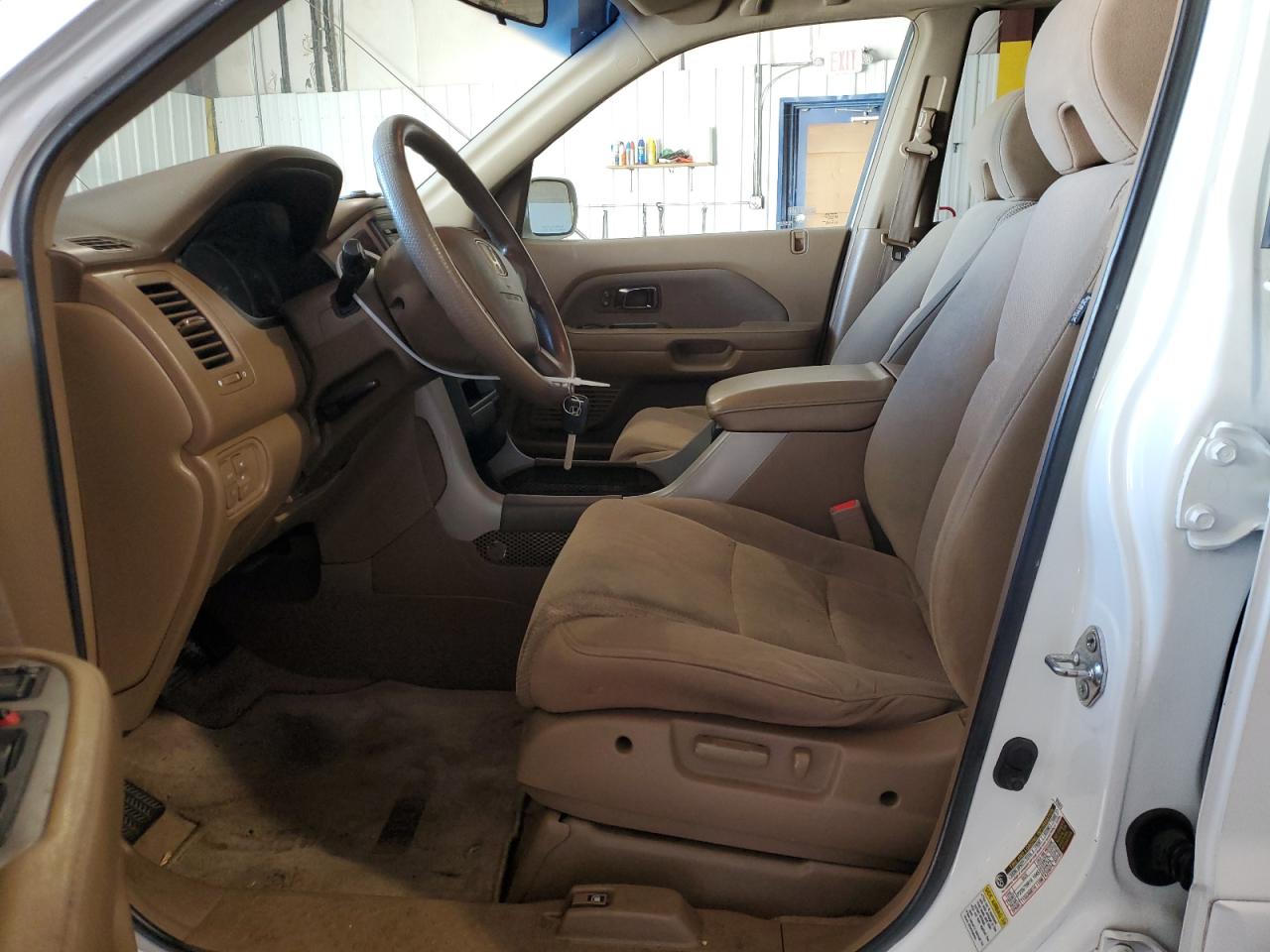 2008 Honda Pilot VIN 5FNYF18458B042305 Copart auction photo, front end / side damage thumbnail 7