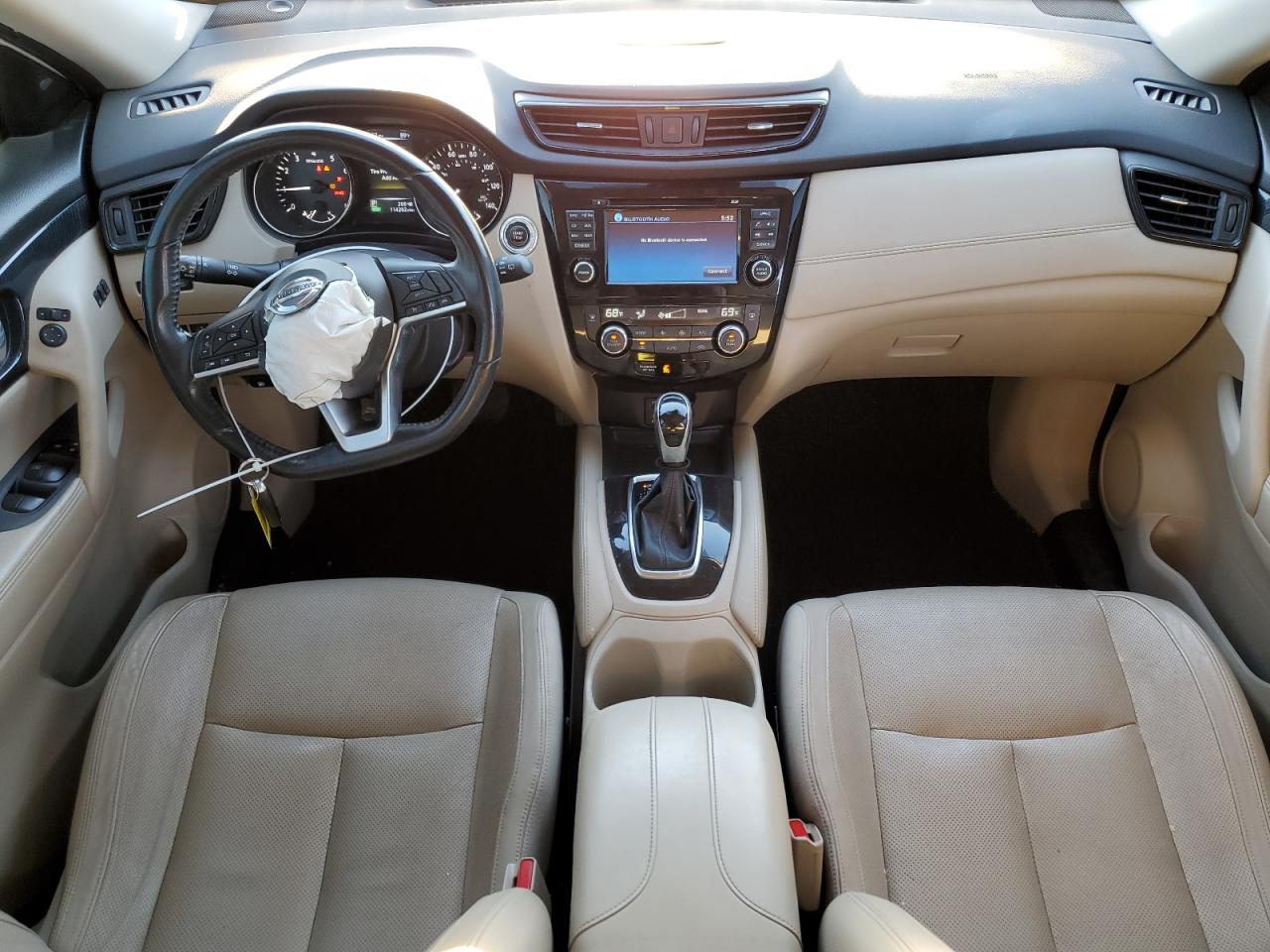 2017 Nissan Rogue VIN JN8AT2MT9HW402933 Copart auction photo, front end / side damage thumbnail 8