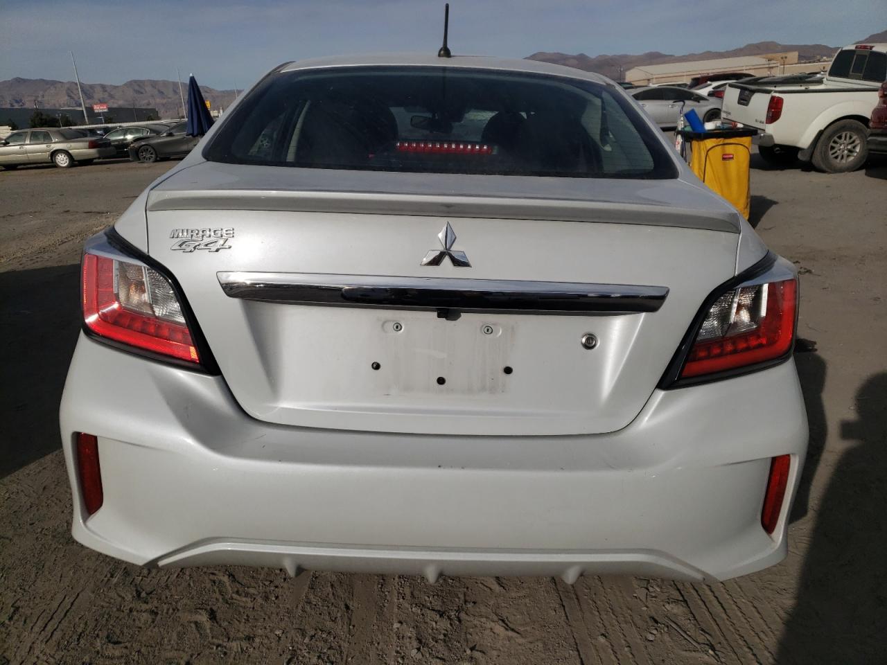 2022 Mitsubishi Mirage VIN ML32FUFJ4NHF01065 Copart auction photo, front end / side damage thumbnail 6