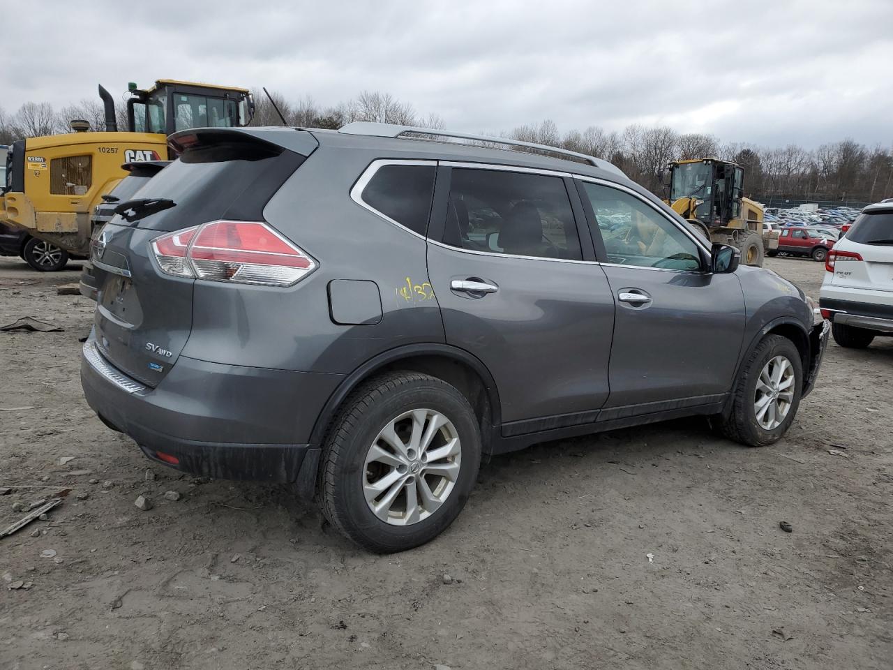 2014 Nissan Rogue VIN 5N1AT2MV8EC794728 Copart auction photo, front end damage thumbnail 3