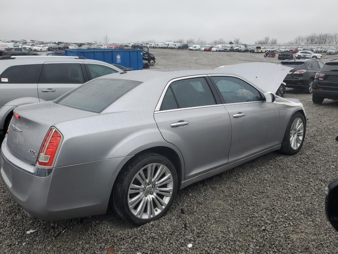 2013 Chrysler 300 VIN 2C3CCAEG7DH691517 Copart auction photo, front end damage thumbnail 3