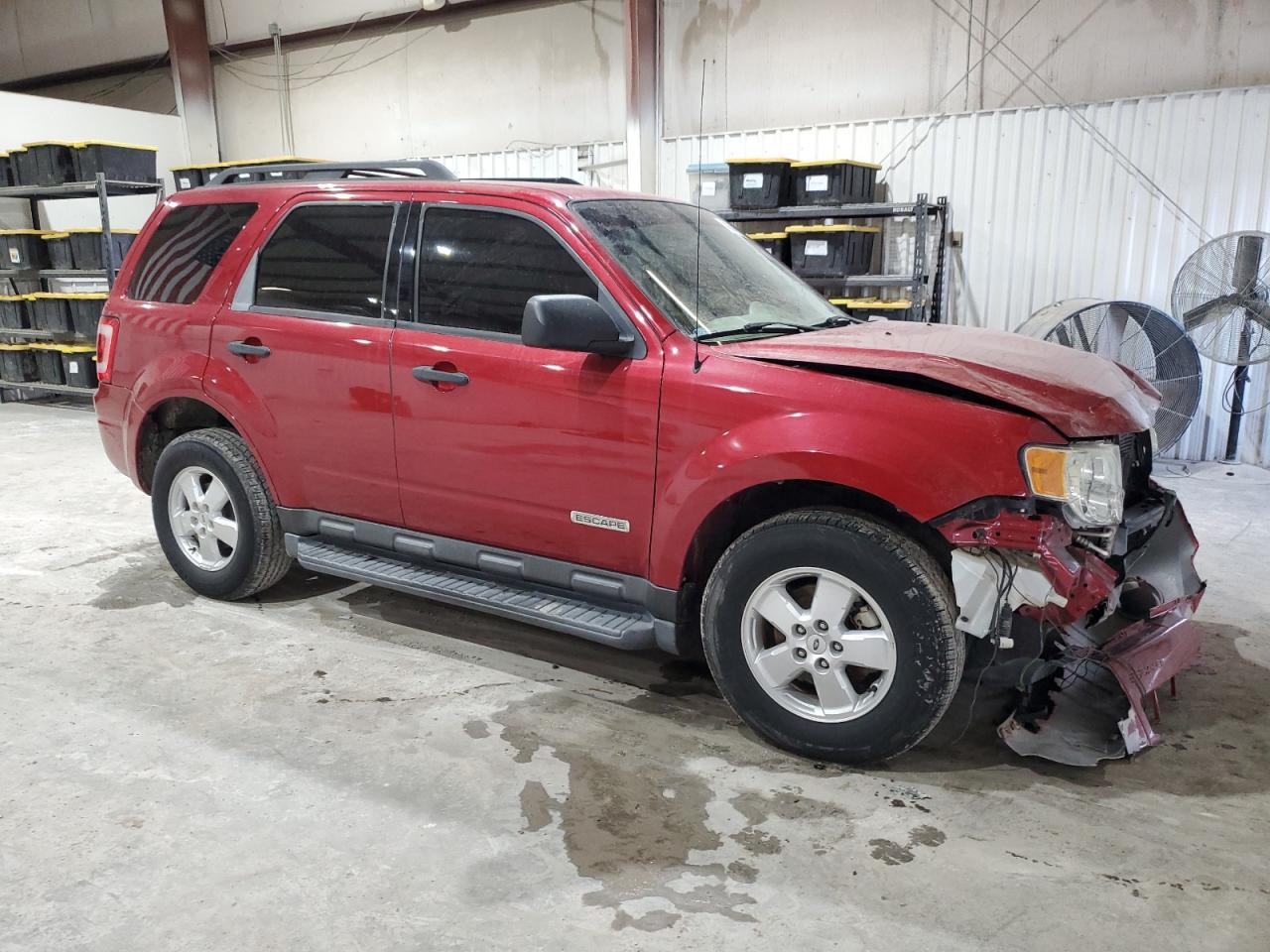 2008 Ford Escape VIN 1FMCU03Z38KB43239 Copart auction photo, front end / mechanical damage thumbnail 4
