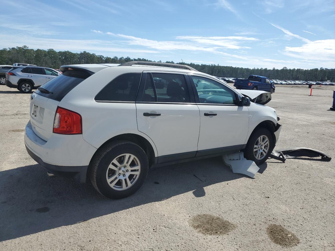 2013 Ford Edge VIN 2FMDK3GC5DBA35100 Copart auction photo, front end / side damage thumbnail 3