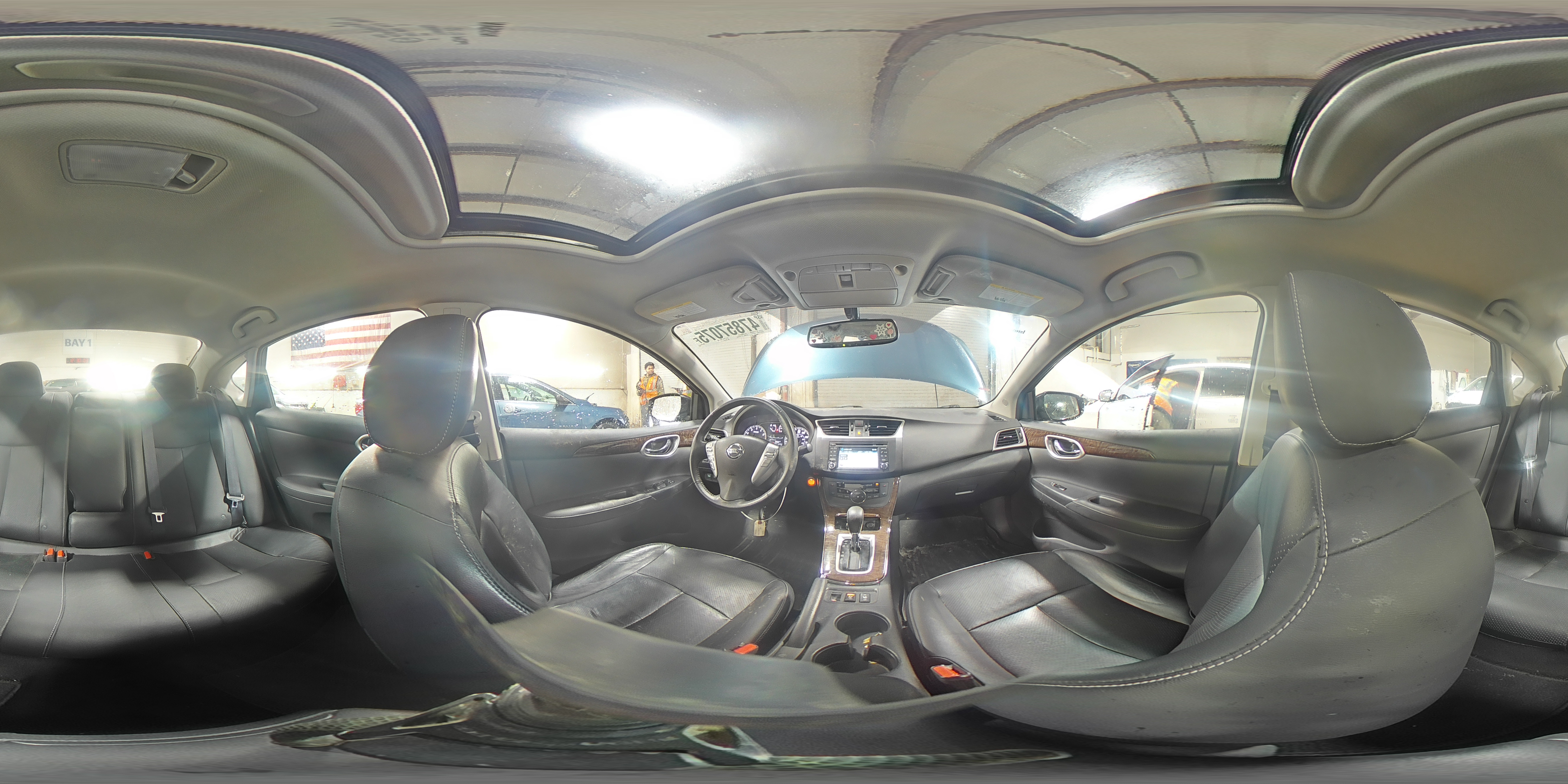 2015 Nissan Sentra VIN 3N1AB7APXFY308720 Copart auction photo, rear end / minor dent/scratches damage thumbnail 14