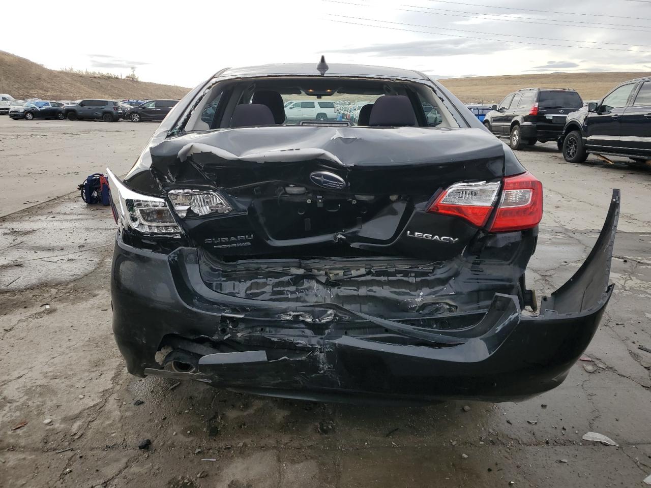 2016 Subaru Legacy VIN 4S3BNBC63G3047733 Copart auction photo, rear end / front end damage thumbnail 6