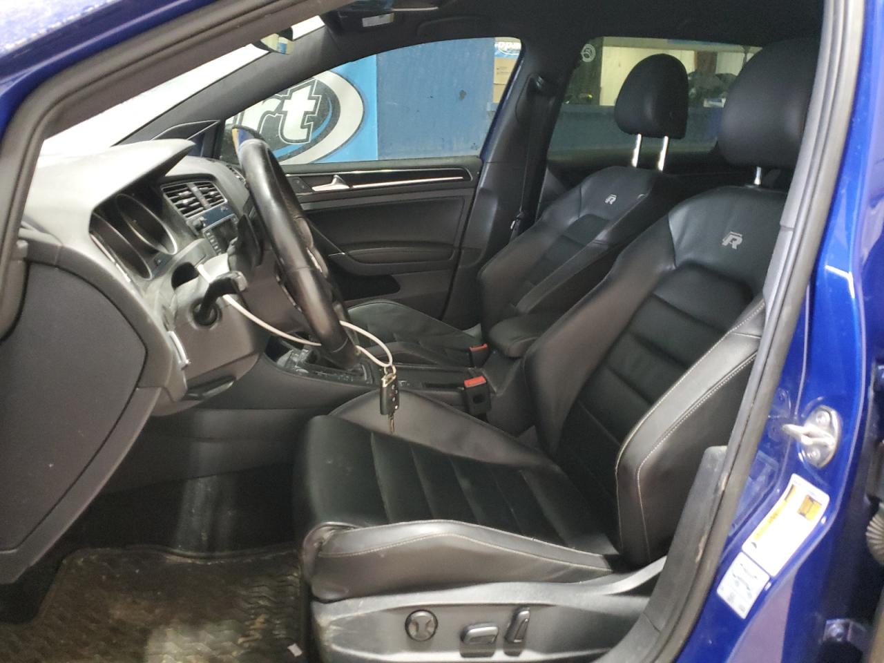 2017 Volkswagen Golf VIN WVWVF7AU1HW152196 Copart auction photo, front end / rear end damage thumbnail 7