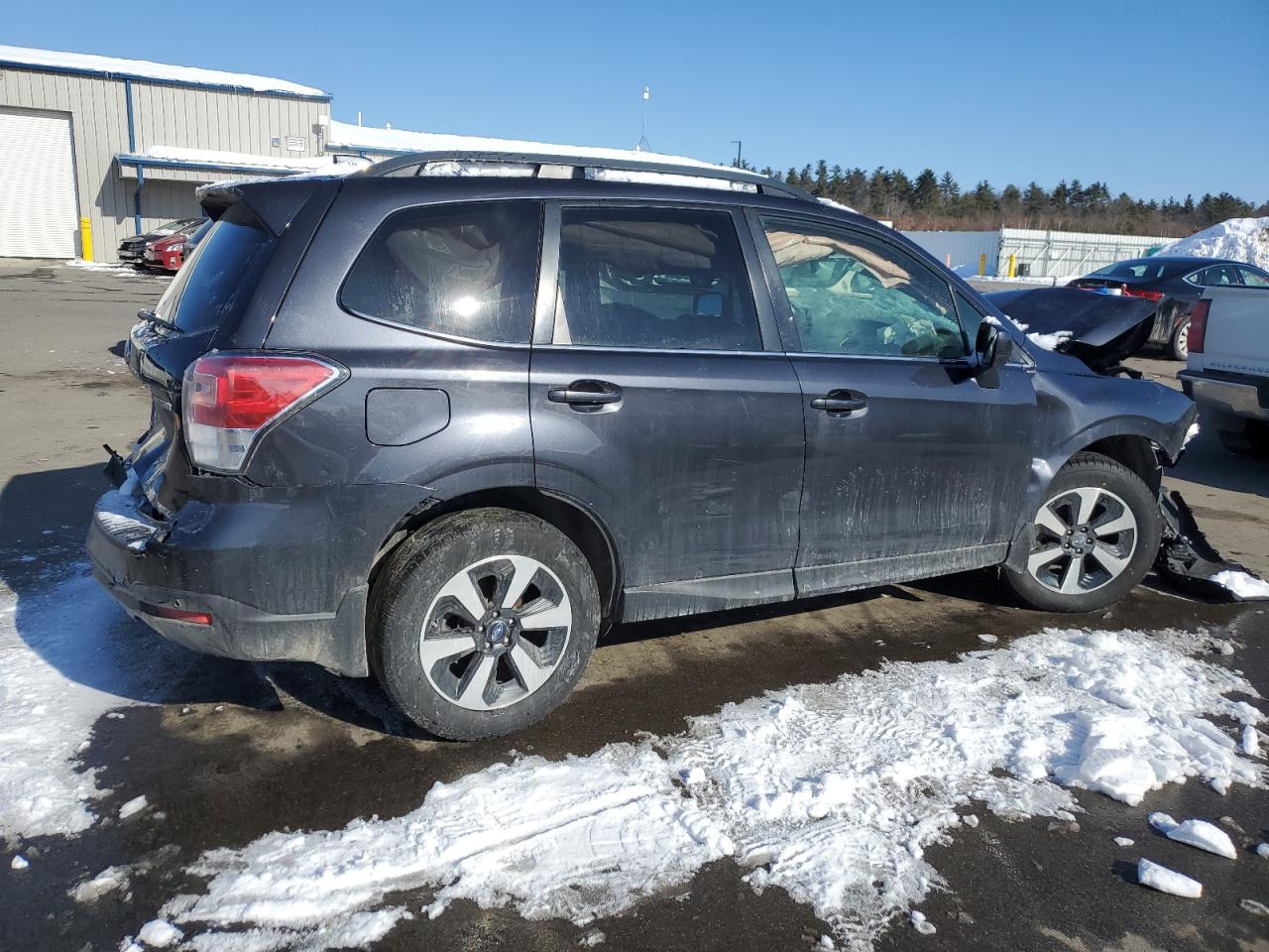 2018 Subaru Forester VIN JF2SJARC1JH572854 Copart auction photo, all over damage thumbnail 3