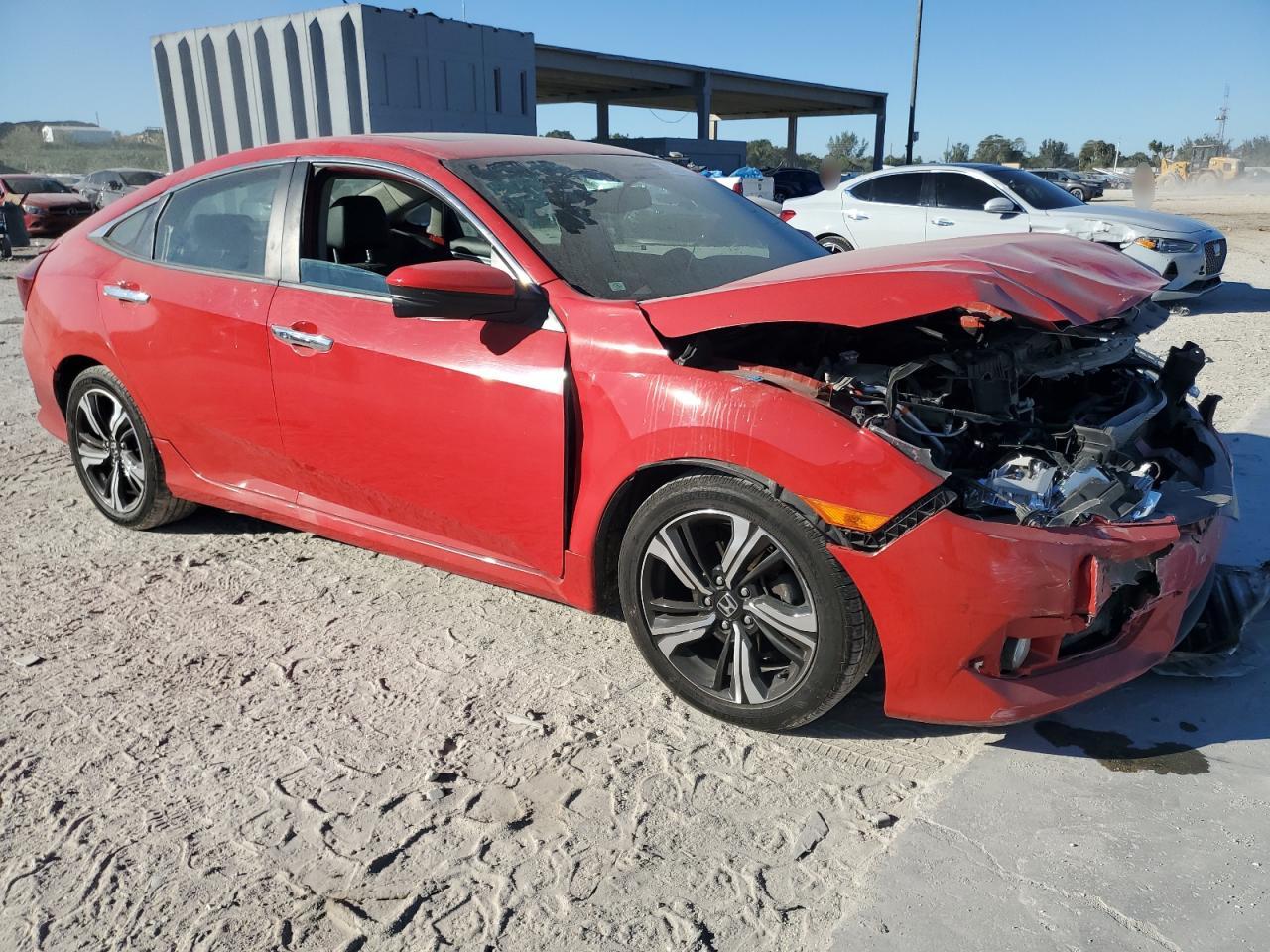 2017 Honda Civic VIN 2HGFC1F92HH651166 Copart auction photo, front end / rear end damage thumbnail 4