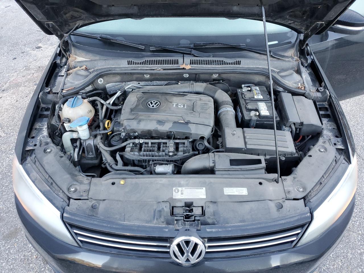 2014 Volkswagen Jetta VIN 3VWD07AJ7EM333122 Copart auction photo, mechanical damage thumbnail 11