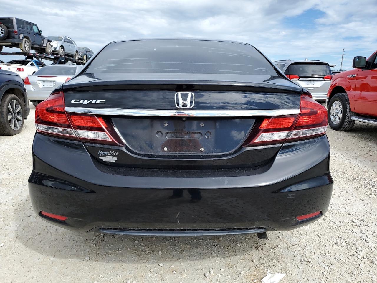 2014 Honda Civic VIN 19XFB2F86EE004422 Copart auction photo, water/flood damage thumbnail 6