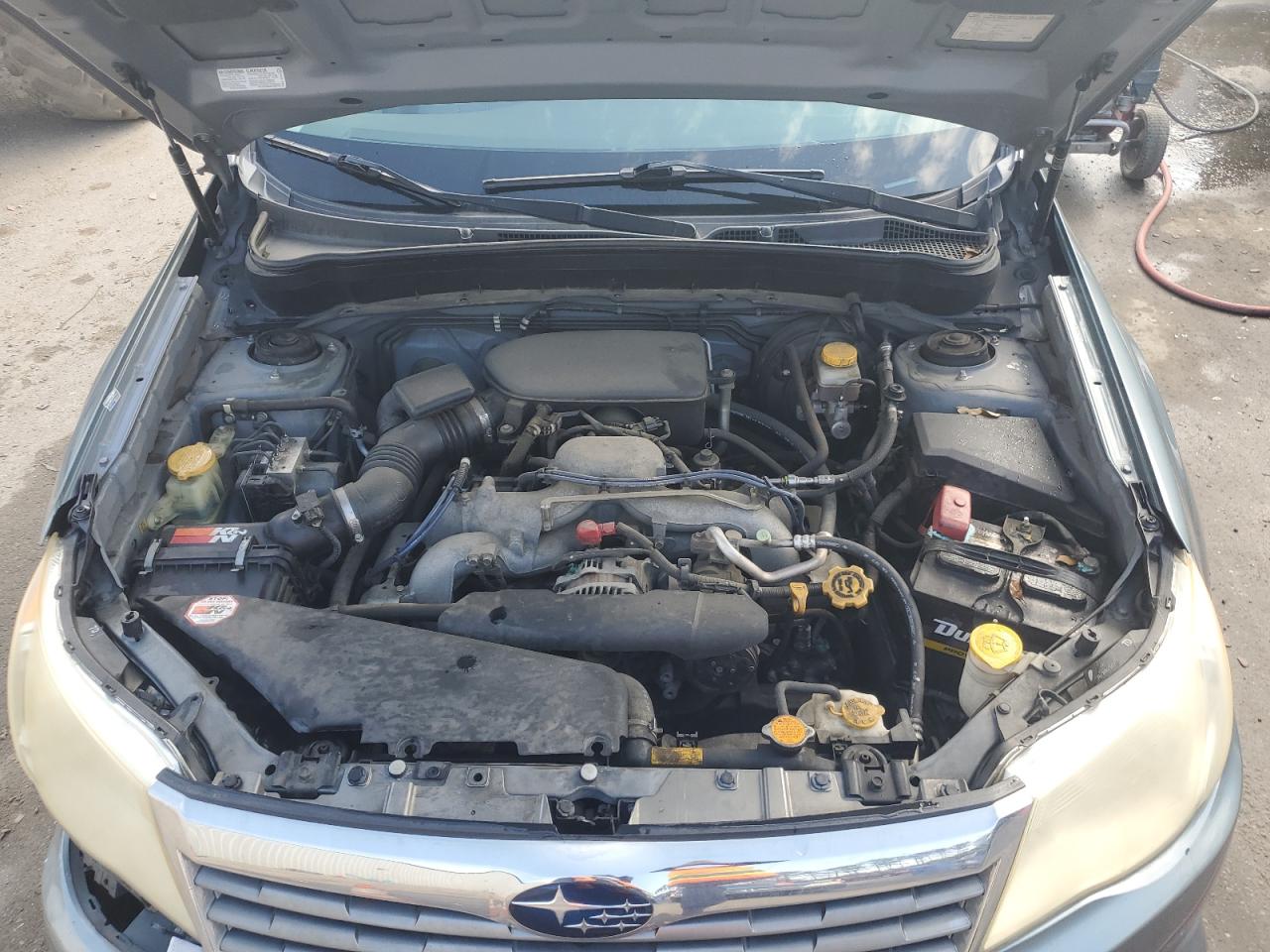 2010 Subaru Forester VIN JF2SH6CC5AH706329 Copart auction photo, front end / side damage thumbnail 12