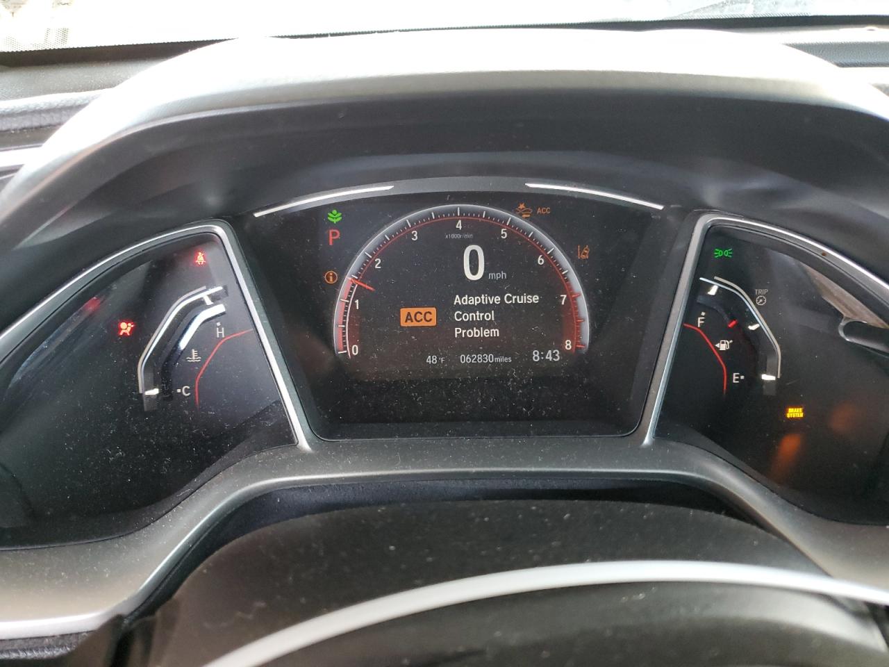 2020 Honda Civic VIN 19XFC2F81LE209334 Copart auction photo, front end damage thumbnail 9