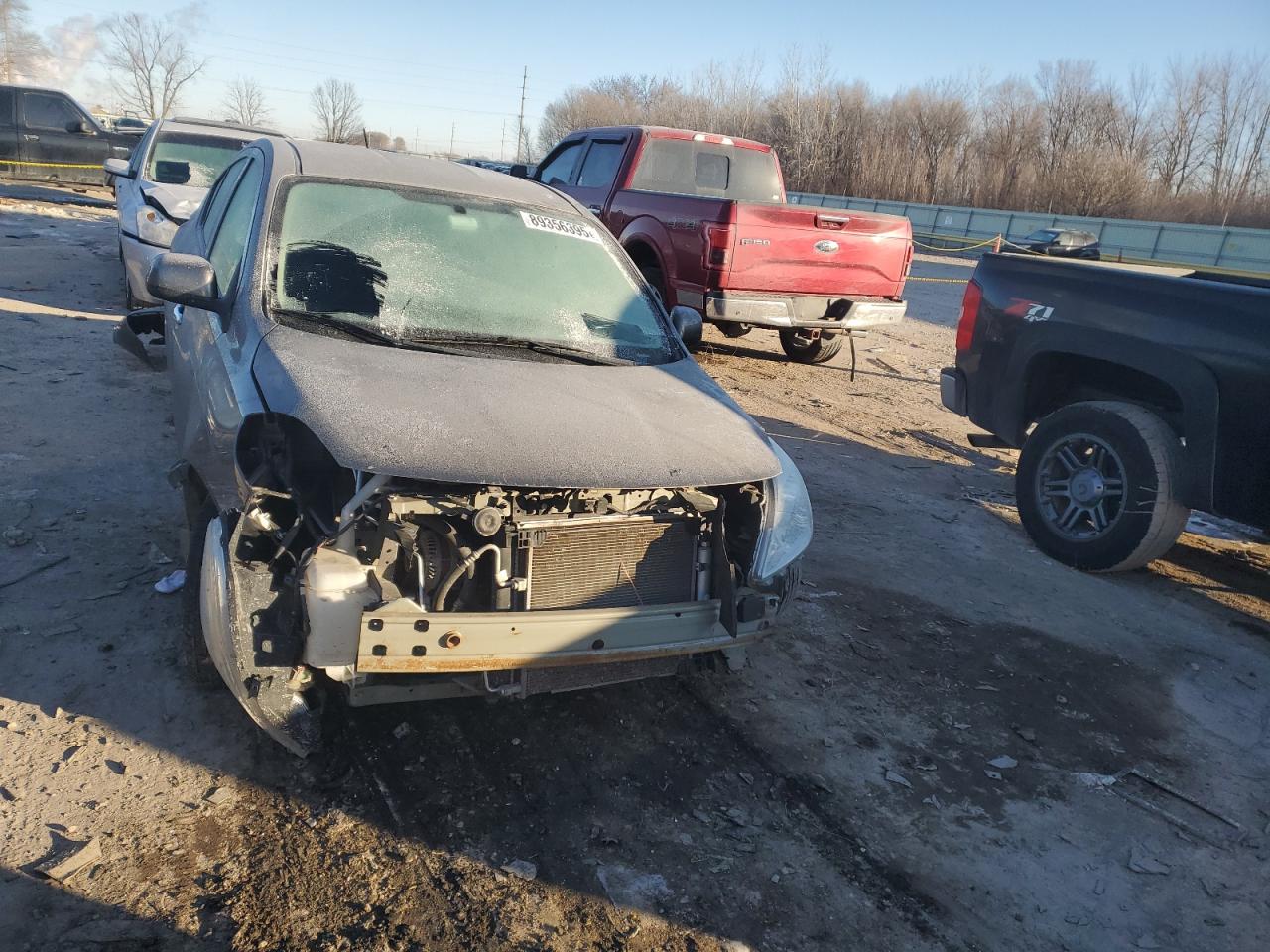 2014 Nissan Versa VIN 3N1CN7AP0EL821129 Copart auction photo, all over damage thumbnail 5