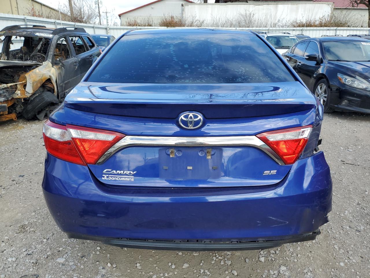 2016 Toyota Camry VIN 4T1BF1FK7GU520975 Copart auction photo, rear end / side damage thumbnail 6