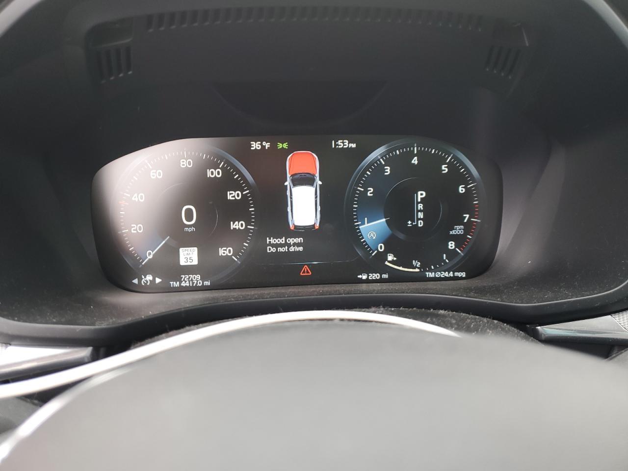 2019 Volvo XC60 VIN LYV102RL5KB353465 Copart auction photo, front end damage thumbnail 9