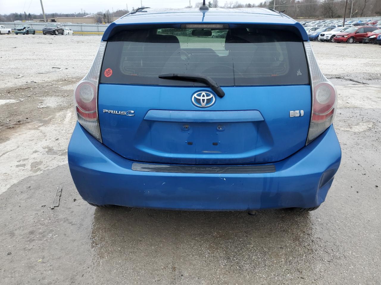 2012 Toyota Prius VIN JTDKDTB30C1014095 Copart auction photo, all over damage thumbnail 6