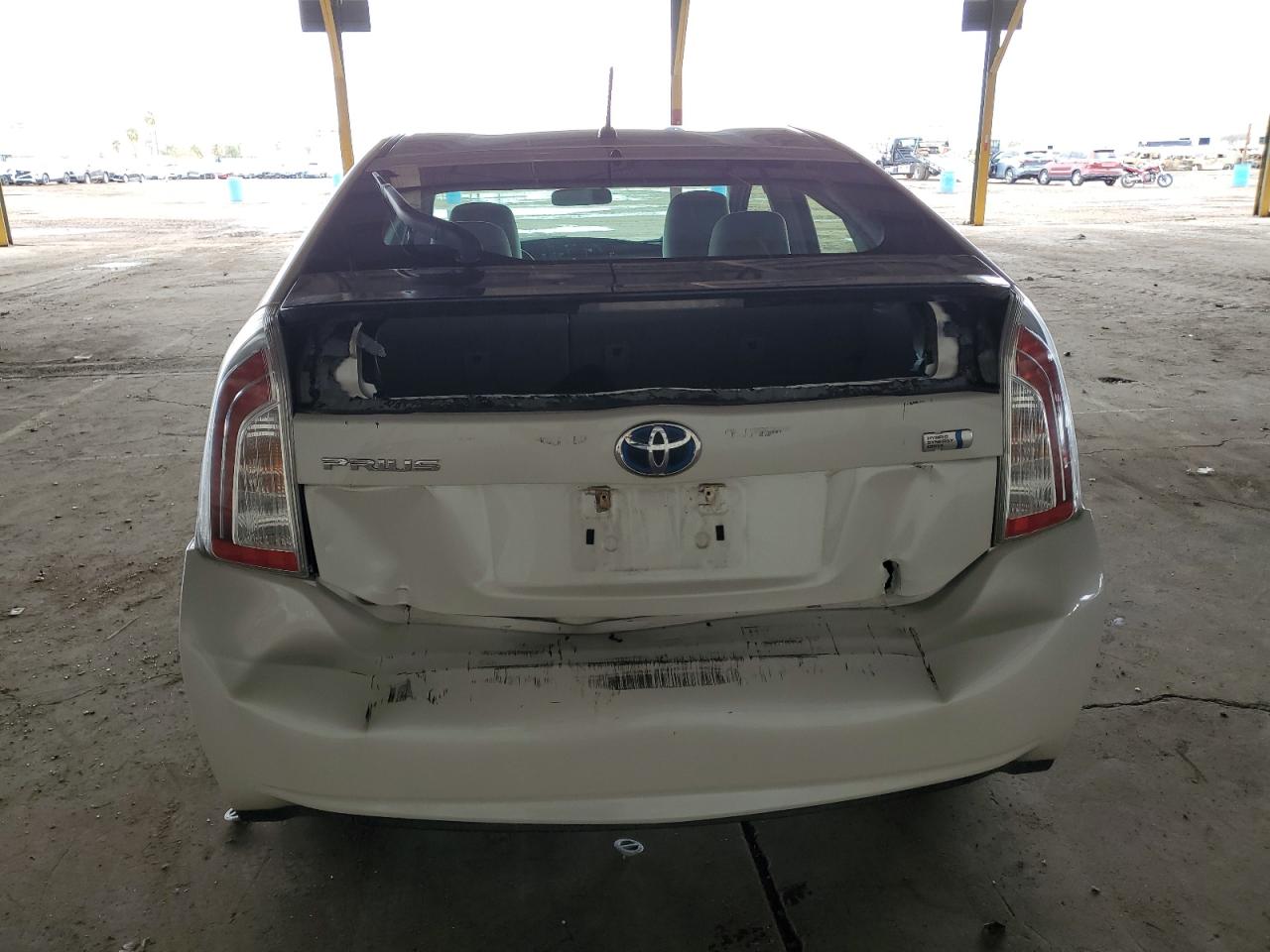 2012 Toyota Prius VIN JTDKN3DU7C5524097 Copart auction photo, rear end / front end damage thumbnail 6
