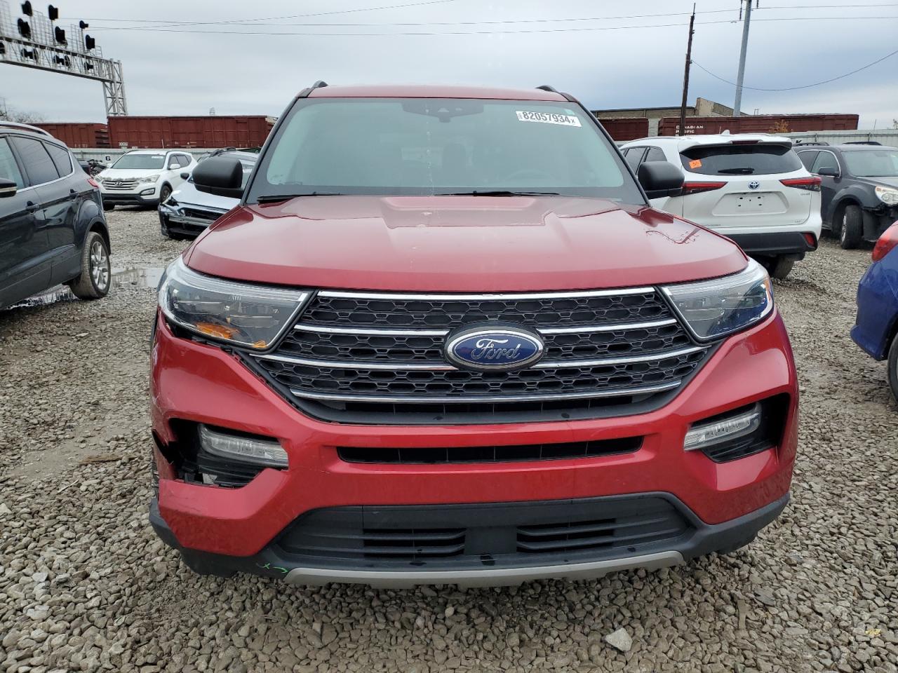 2023 Ford Explorer VIN 1FMSK8DH7PGA41904 Copart auction photo, rear end / front end damage thumbnail 5