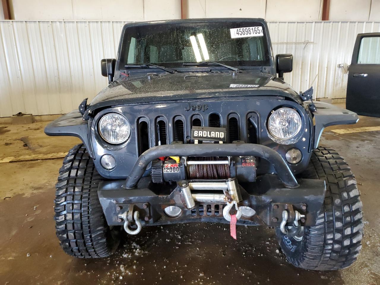2016 Jeep Wrangler VIN 1C4BJWDG9GL249809 Copart auction photo, front end / side damage thumbnail 5