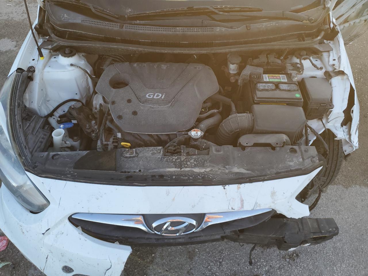 2014 Hyundai Accent VIN KMHCT5AE9EU141429 Copart auction photo, all over damage thumbnail 13