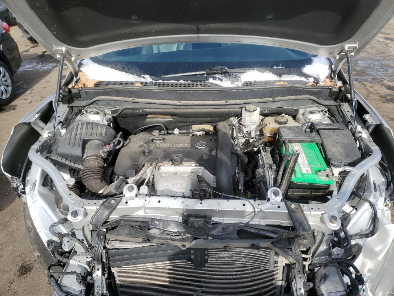 2016 Buick Envision VIN LRBFXESX3GD242408 Copart auction photo, front end damage thumbnail 12