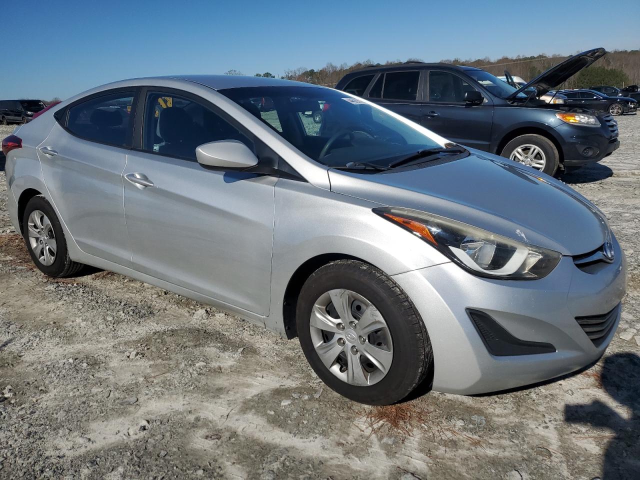 2016 Hyundai Elantra VIN 5NPDH4AE3GH739937 Copart auction photo, front end damage thumbnail 4