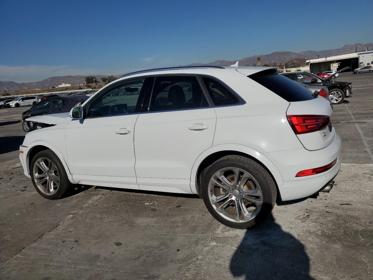 2017 Audi Q3 VIN WA1HCCFS1HR009196 Copart auction photo, front end damage thumbnail 2