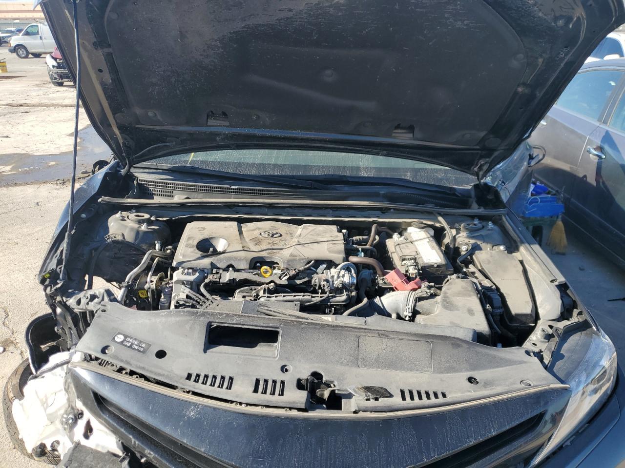 2021 Toyota Camry VIN 4T1K61AK0MU612061 Copart auction photo, front end / side damage thumbnail 11