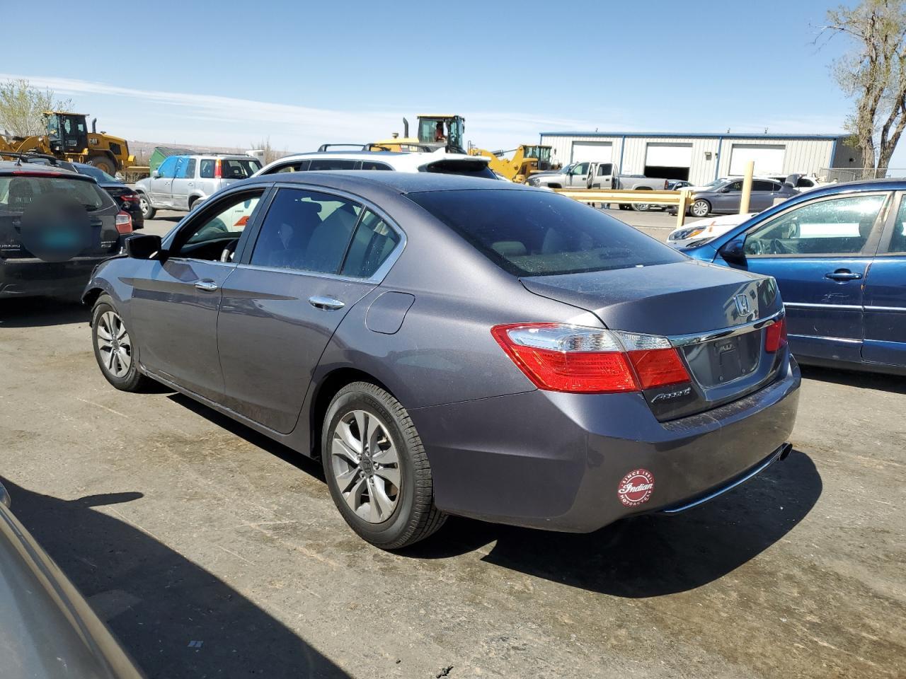 2014 Honda Accord VIN 1HGCR2F38EA144270 Copart auction photo, front end / side damage thumbnail 2