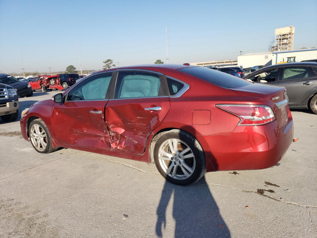 2015 Nissan Altima VIN 1N4BL3AP9FC591567 Copart auction photo, side damage thumbnail 2