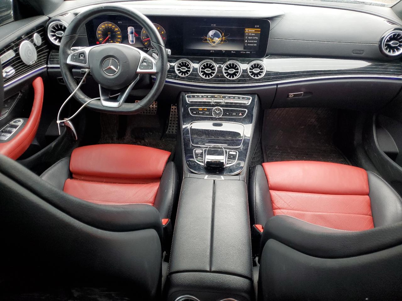 2018 Mercedes-Benz E-klasse VIN WDD1J6GB2JF031847 Copart auction photo, front end / side damage thumbnail 8